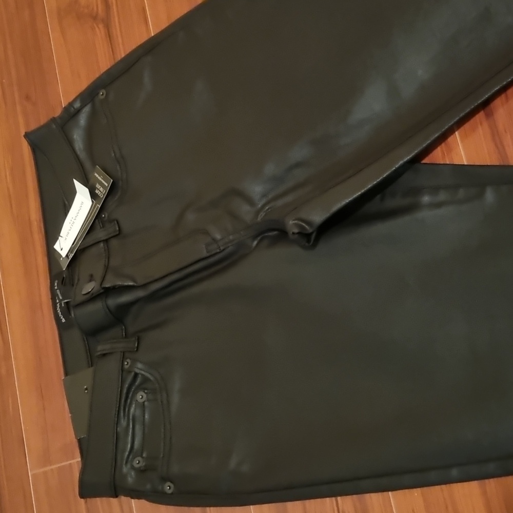 Banana Republic Coated Mid-Rise Skinny Fit Jeans Black Size 6R/28 - Picture 5 of 13